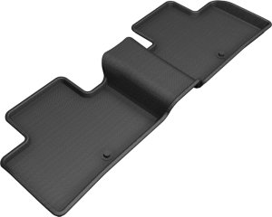 Infiniti QX50 Floor Mats - Rear - 3D MAXpider - Kagu - Black - `19-`20 Infiniti QX50 Floor Mats - Rear - 3D MAXpider - Kagu - Black - `19-`20